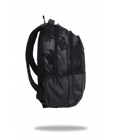 Plecak dla nastolatka szary w mazaje