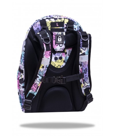 Plecak z paskiem piersiowym tornister do 1 klasy