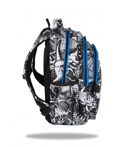 Plecak do klas 1-3 trzykomorowy w dinozaury