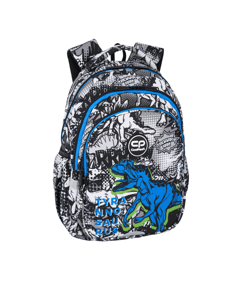 Plecak szkolny do 1 klasy CoolPack JERRY T-REX wczesnoszkolny z DINOZAUREM 21l lekki