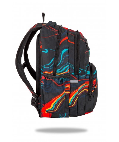 Dwukomorowy plecak dla chłopca