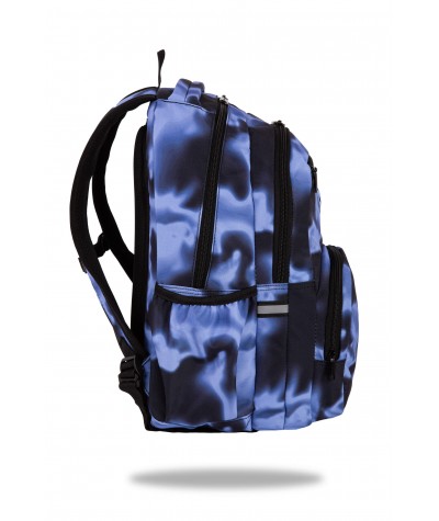 Plecak abstrakcja fioletowy czarny dla nastolatki