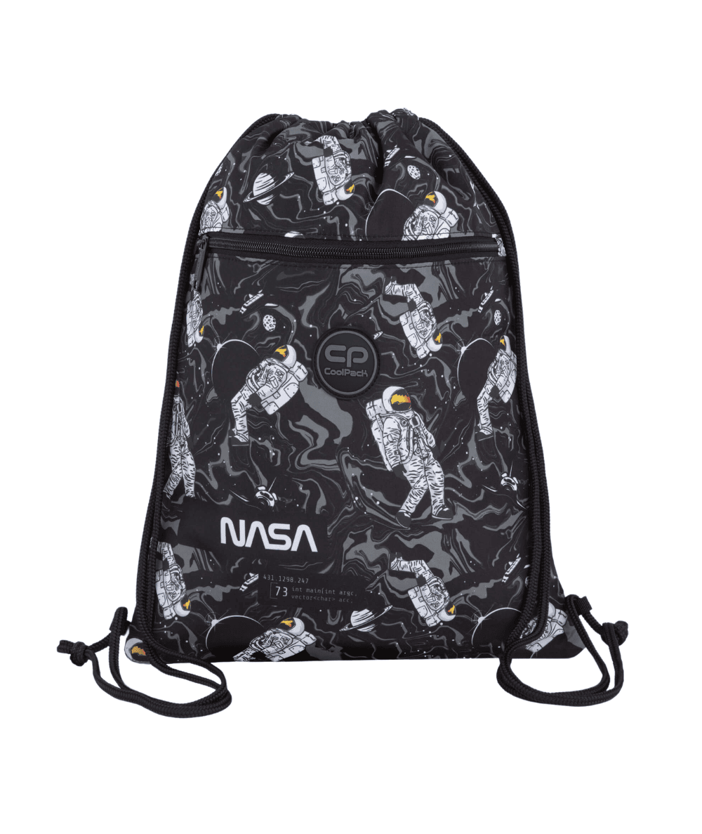 Worek na buty CoolPack VERT ASTRONAUT czarny z astronautą NASA kosmos