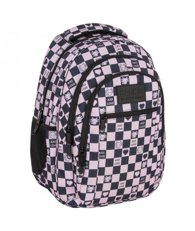 duży plecak wielokomorowy dla dziewczynek