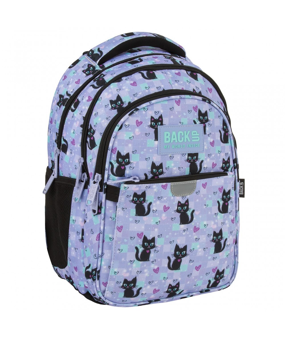 plecak dla pierwszoklasistki w koty