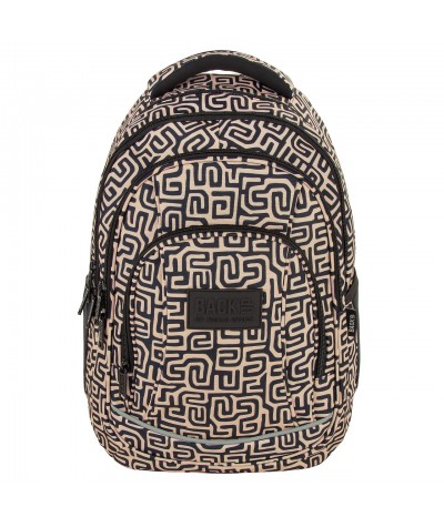 solidny plecak w ciekawy wz&oacute;r labiryntu