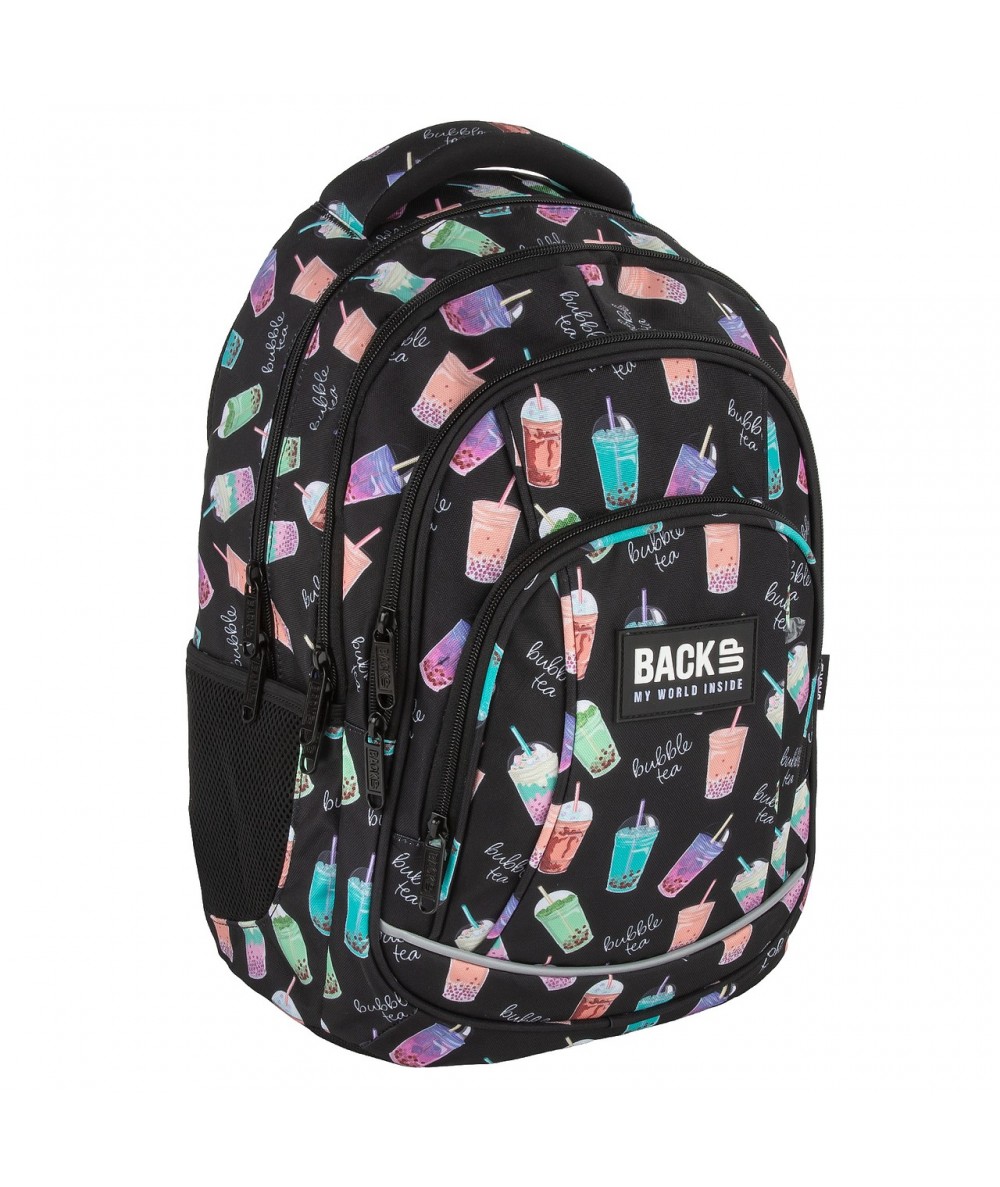 plecak trzykomorowy dla nastolatki BUBBLE TEA