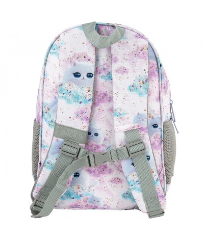 Plecak wycieczkowy z paskiem piersiowymi KOTKI BACKUP pastelowy