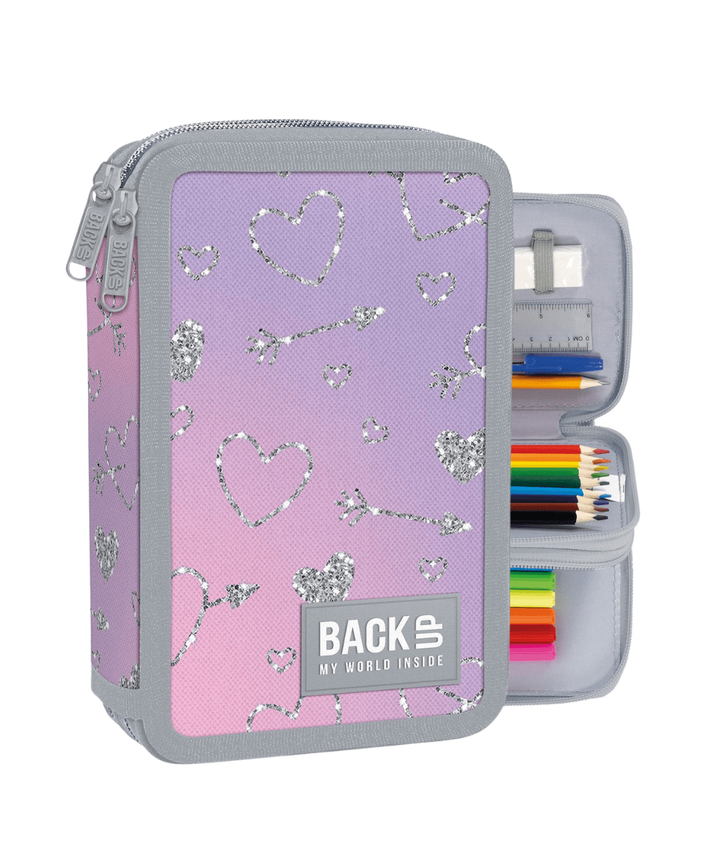 pi&oacute;rnik pastelowy podw&oacute;jny dla dziewczynki