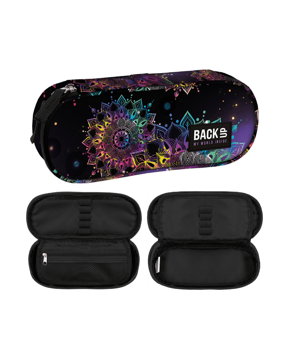 pi&oacute;rnik sztywny z organizerem boho w mandale