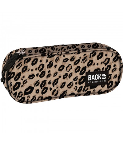 saszetka z klapką w panterkę