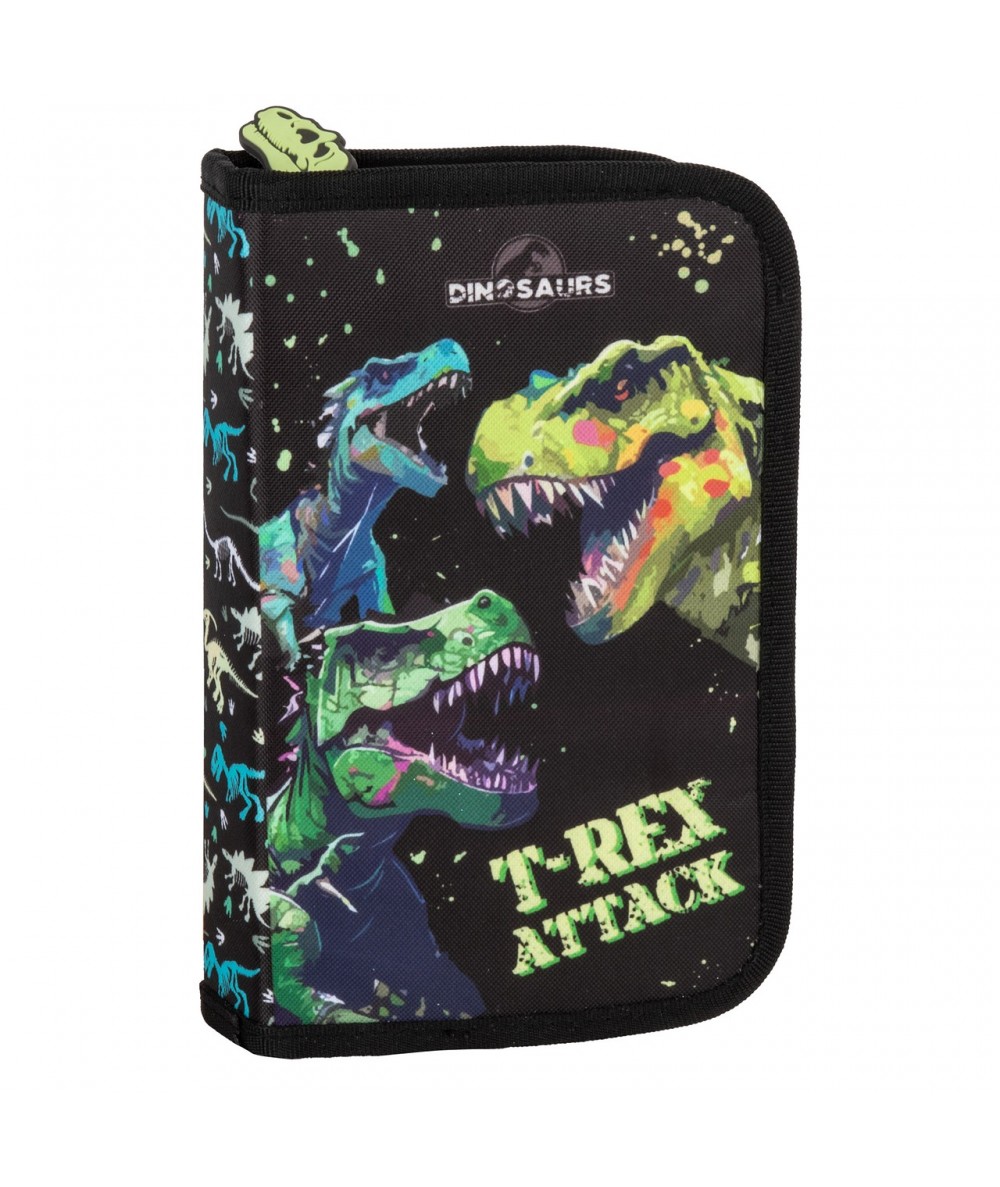 Czarny pi&oacute;rnik jednokomorowy z wyposażeniem