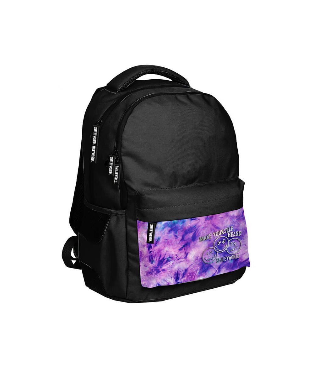 Plecak dla nastolatki emoji z kieszenią galaxy BEUNIQ PASO
