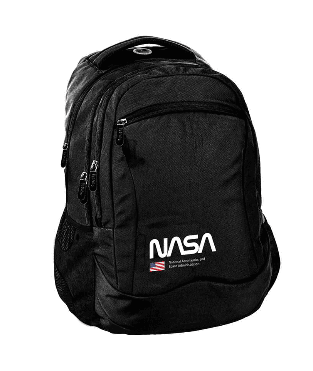 Gładki plecak z logo NASA dla nastolatka PASO BEUNIQ