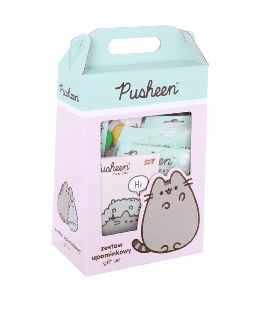 Prezent dla dziewczynki PUSHEEN zestaw przybor&oacute;w