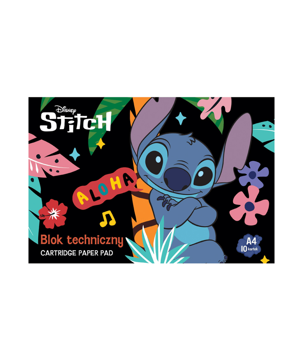 Blok STITCH techniczny 10 kartek A4 Majewski