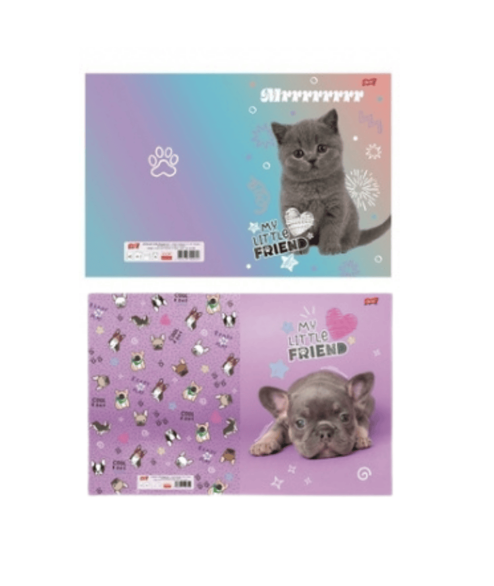 Duży zeszyt a4 32 kartki KOTEK PIESEK Unipap St. Majewski