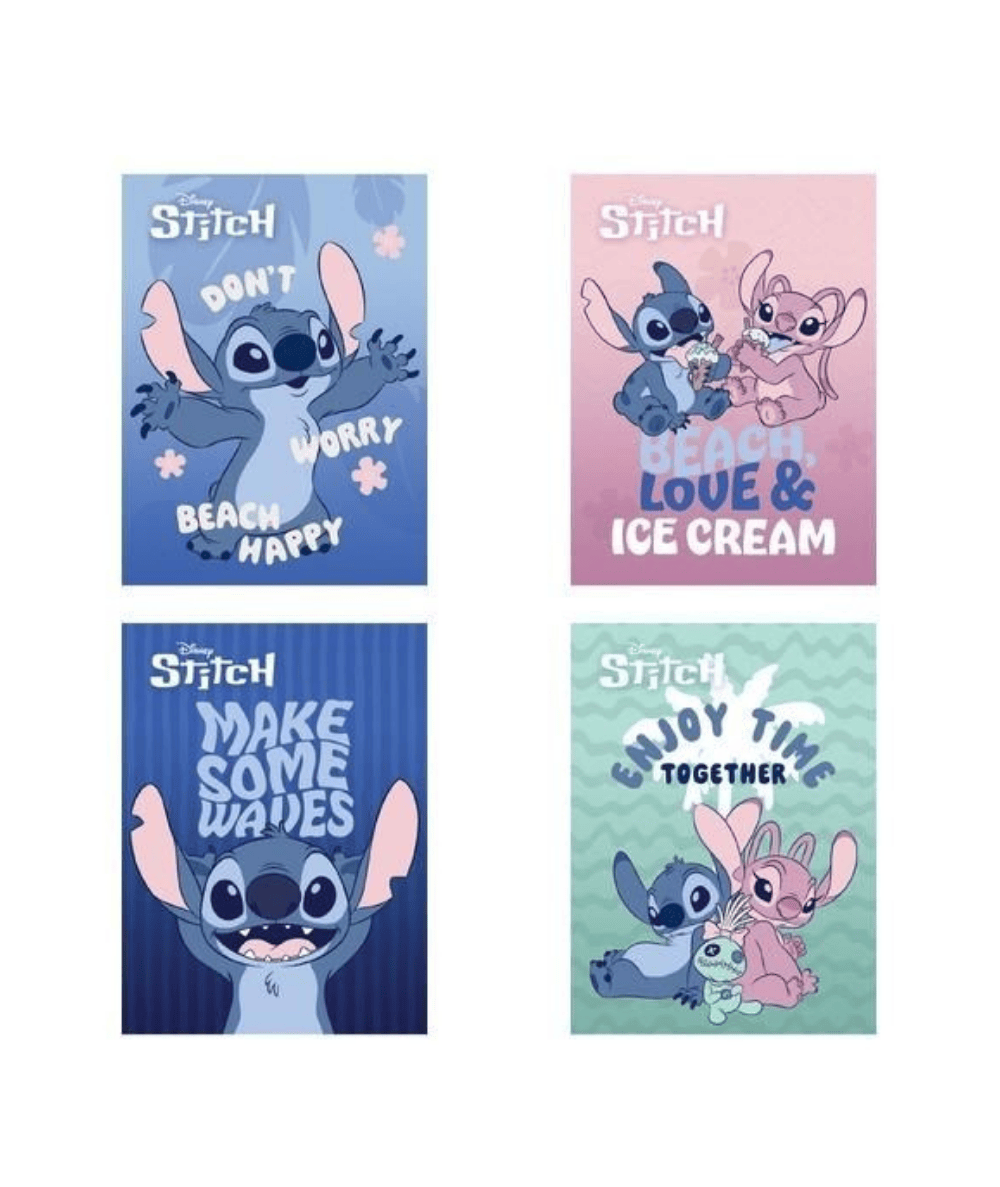 Kolorowy Zeszyt STITCH w kratkę dla dziecka STITCH 16 k. UNIPAP