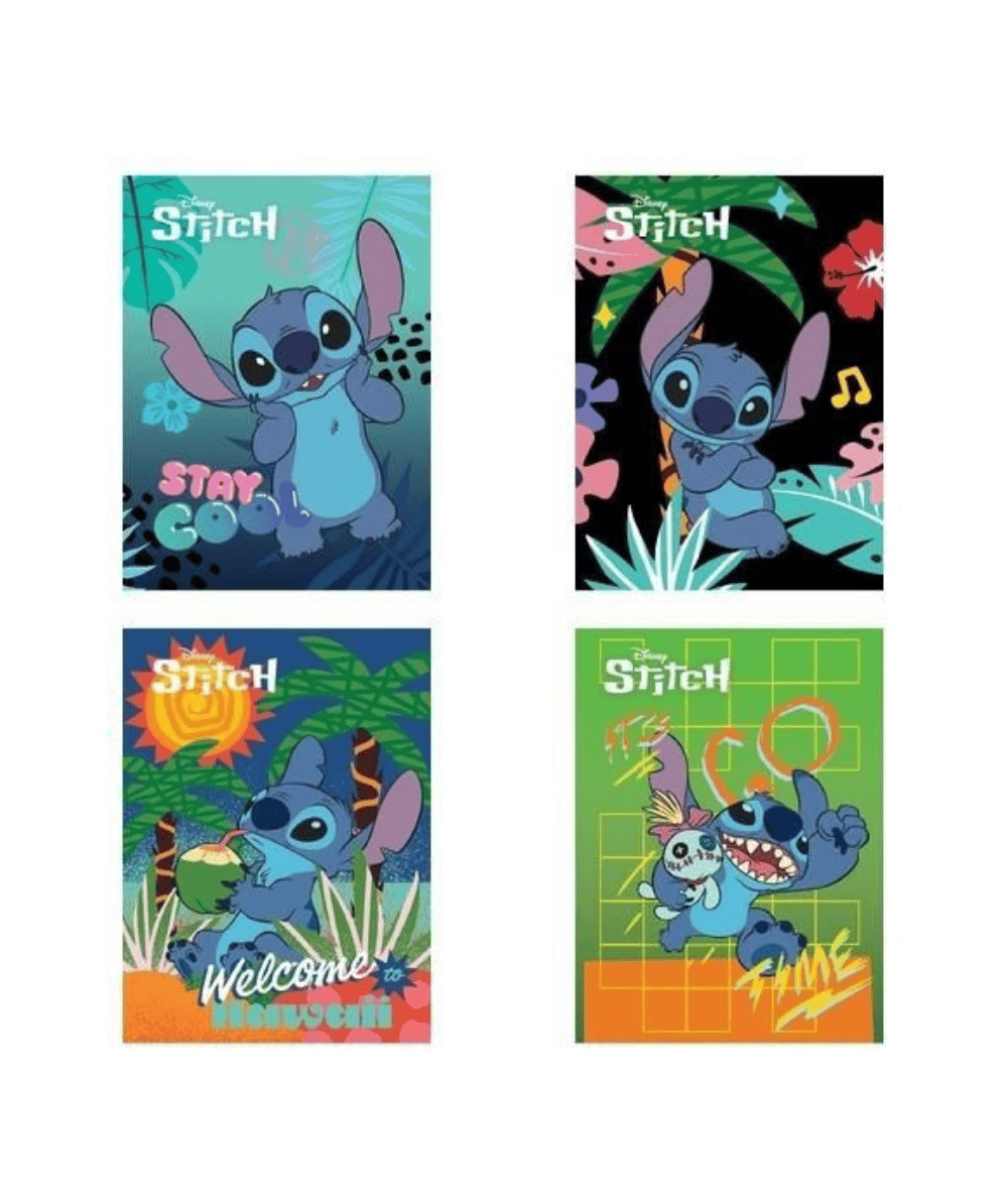 Zeszyt 32 kartki ze Stitchem kolorowe MIX A5 w linie UNIPAP