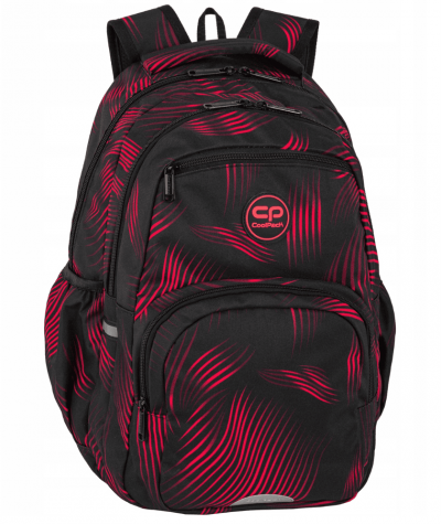 Plecak szkolny dla chłopaka czerowno-czarny PICK COOLPACK RUBIN