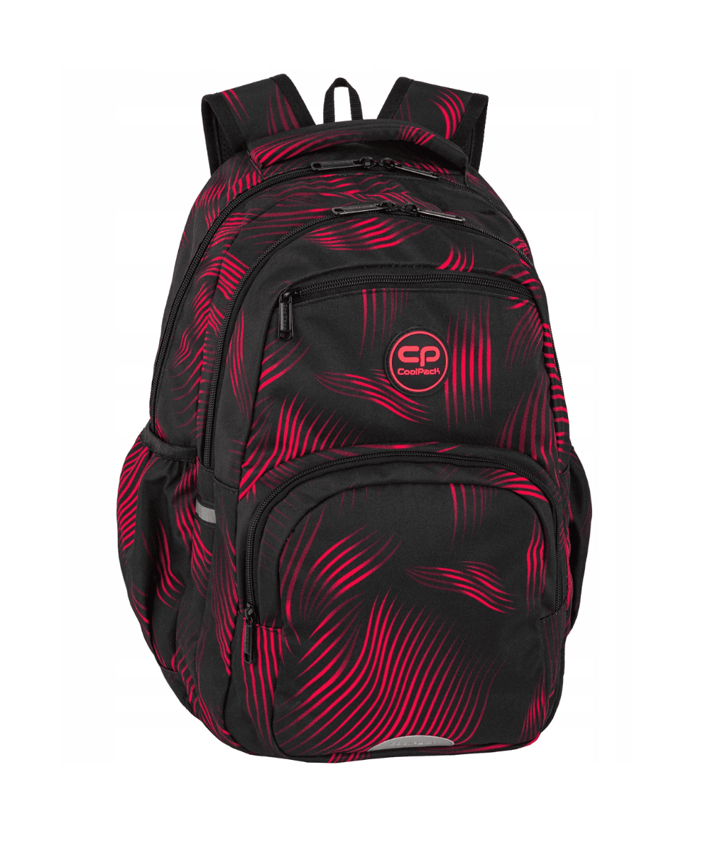 Plecak szkolny dla chłopaka czerowno-czarny PICK COOLPACK RUBIN