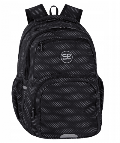 Czarny plecak szkolny dla nastolatka OBSYDIAN PICK CoolPack