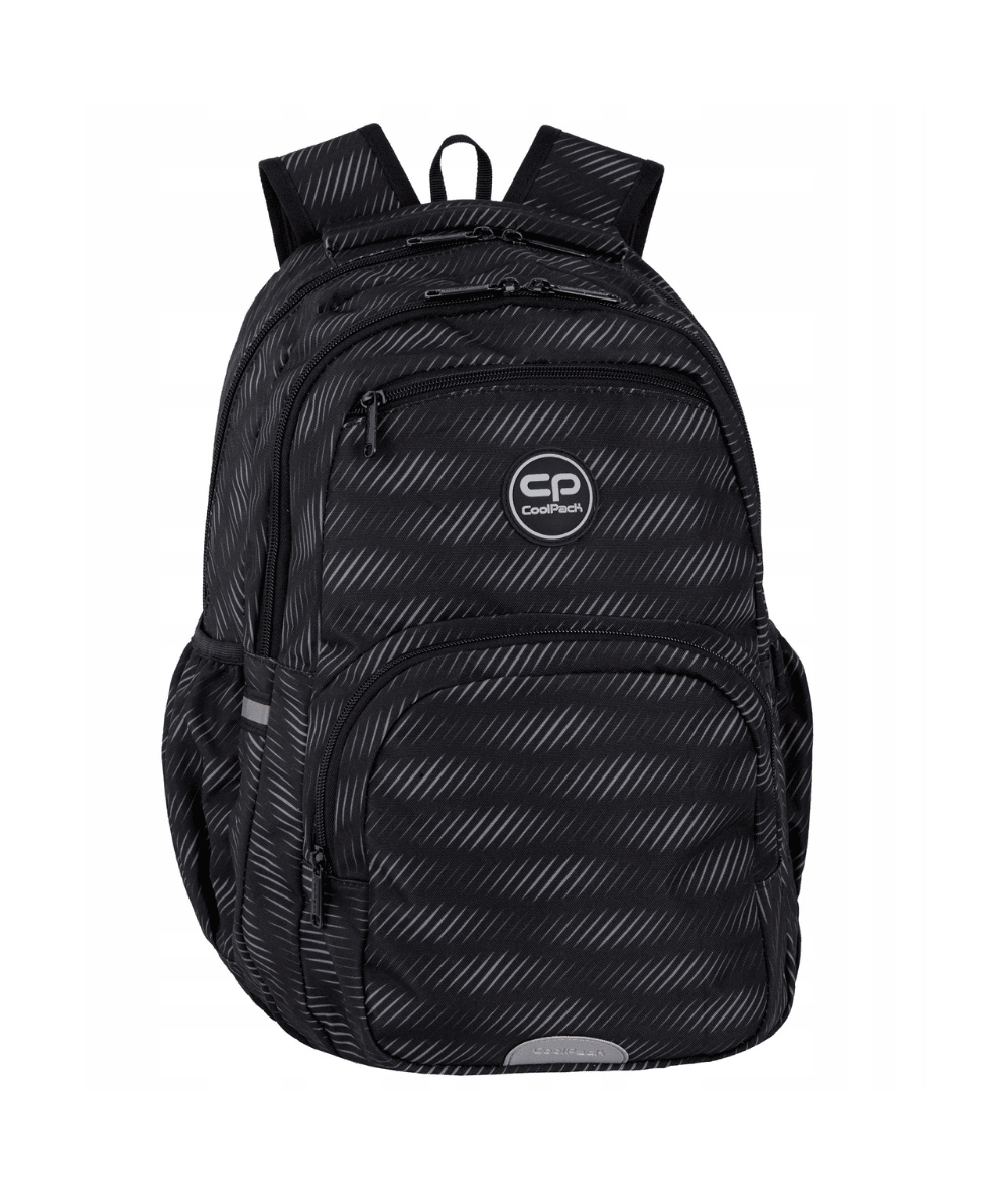 Czarny plecak szkolny dla nastolatka OBSYDIAN PICK CoolPack