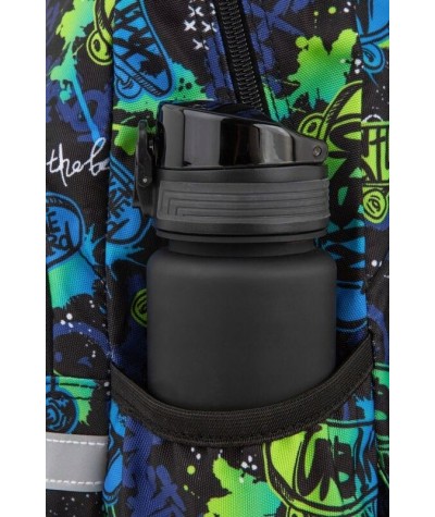 Mały plecak z kieszenią na bidon COOLPACK SKATE NIGHT