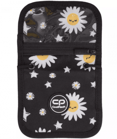 rozkładany portfel dziewczęcy na rzep na szyje DAISY BLACK COOLPACK