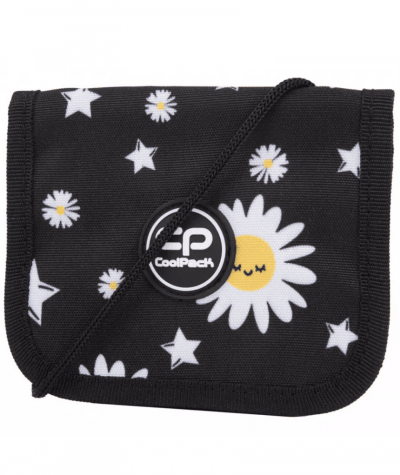 czarny portfelik dla dziewczynki