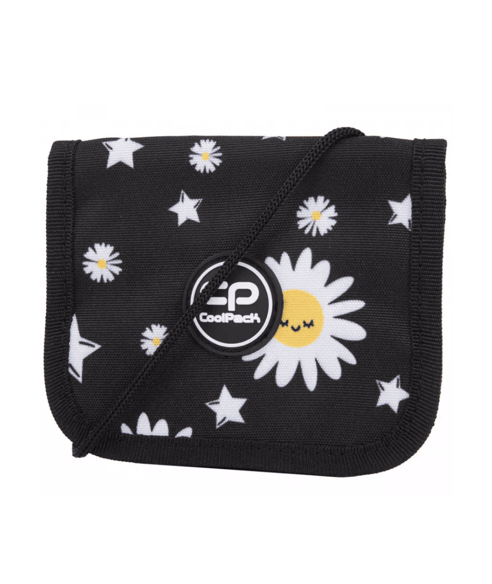 czarny portfelik dla dziewczynki