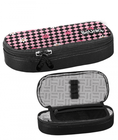 Modny PI&Oacute;RNIK DLA NASTOLATKI szachownica kwiatki Beuniq Paso