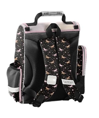 Zdrowy tornister dziewczęcy KONIE PASO