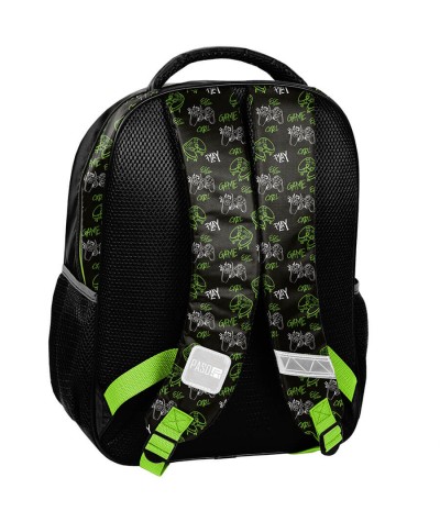 Lekki plecak z usztywnionymi plecaki dla chłopca PASO gry pady