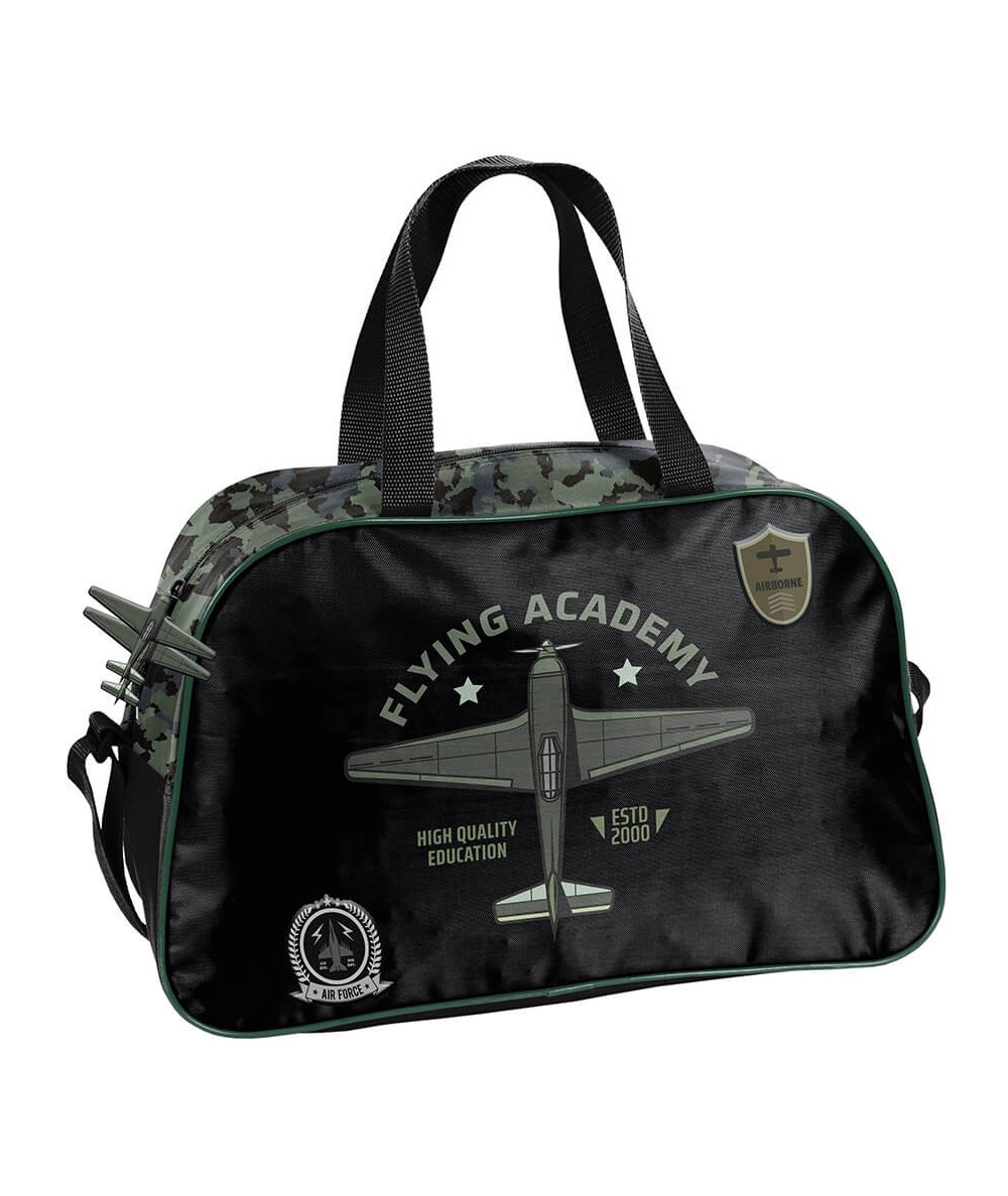 Militarna torba dla dziecka z samolotem PASO