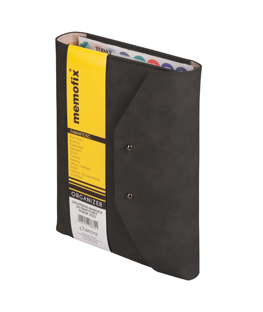 Czarny organizer segregator ANTRA Memofix