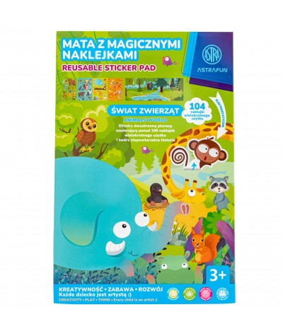 Naklejki elektrostatyczne ZWIERZĄTKA ASTRA