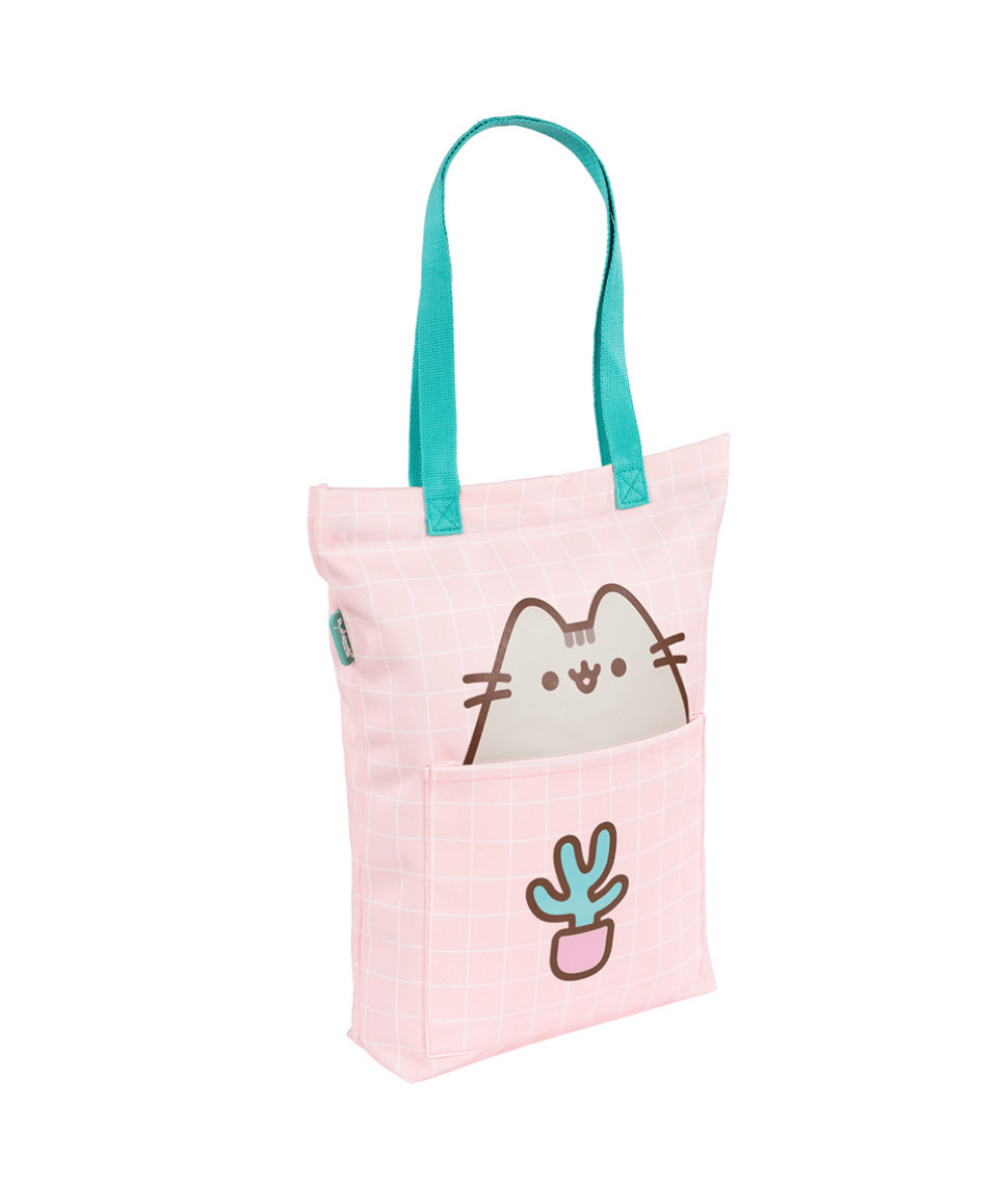 Modna shopperka z pusheenem PINK PUSHEEN torba St.Majewski