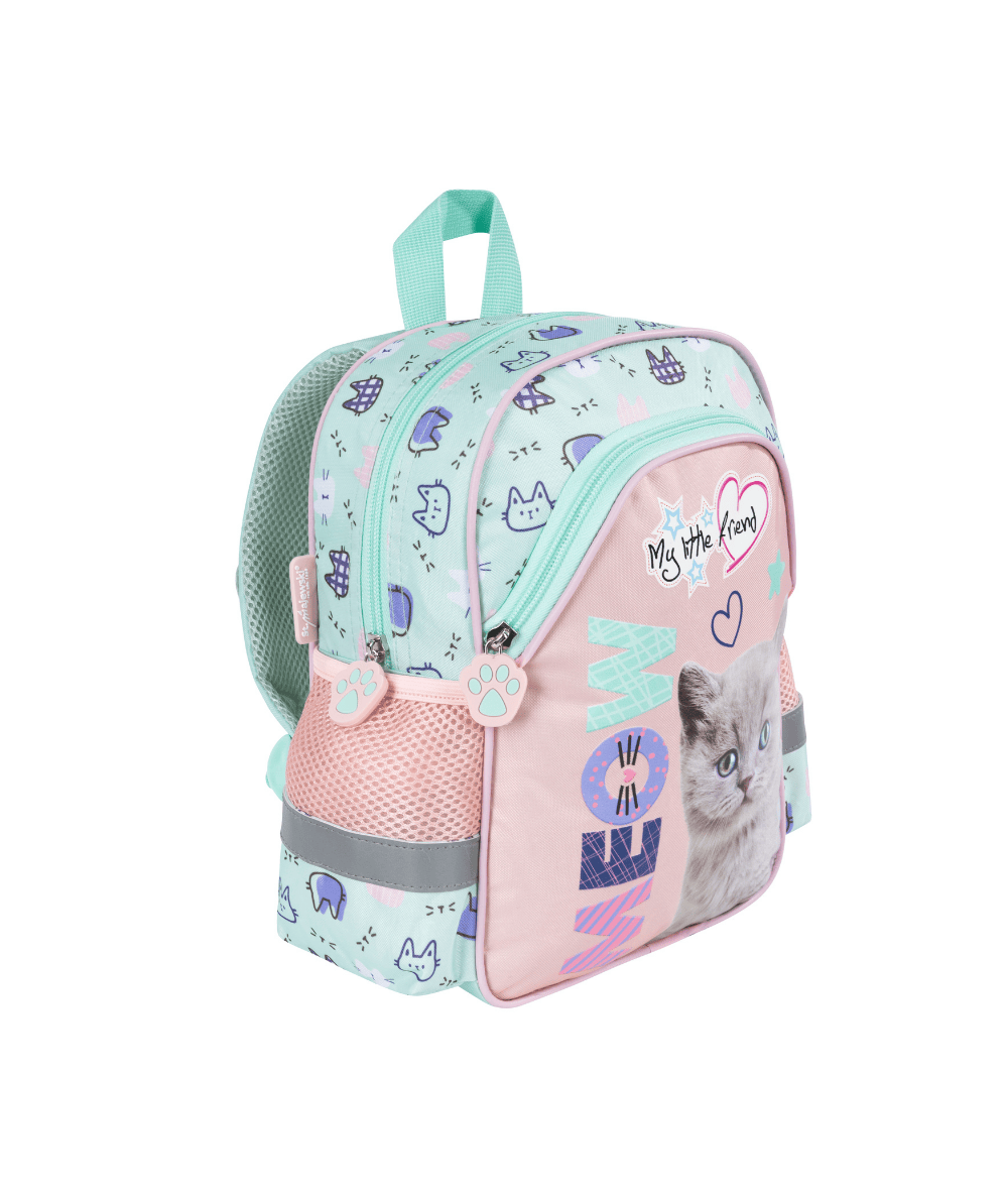 Miętowy plecaczek do zer&oacute;wki przedszkola St.Majewski