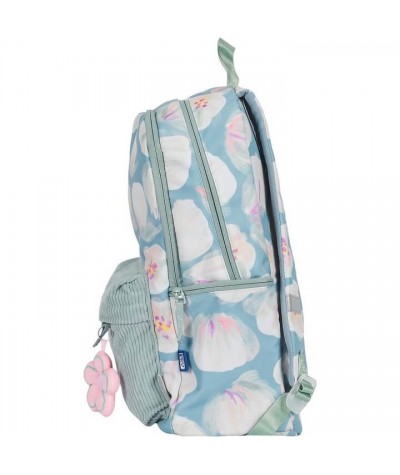 Duży plecak młodzieżowy w kwiaty OXFORD BLOOM