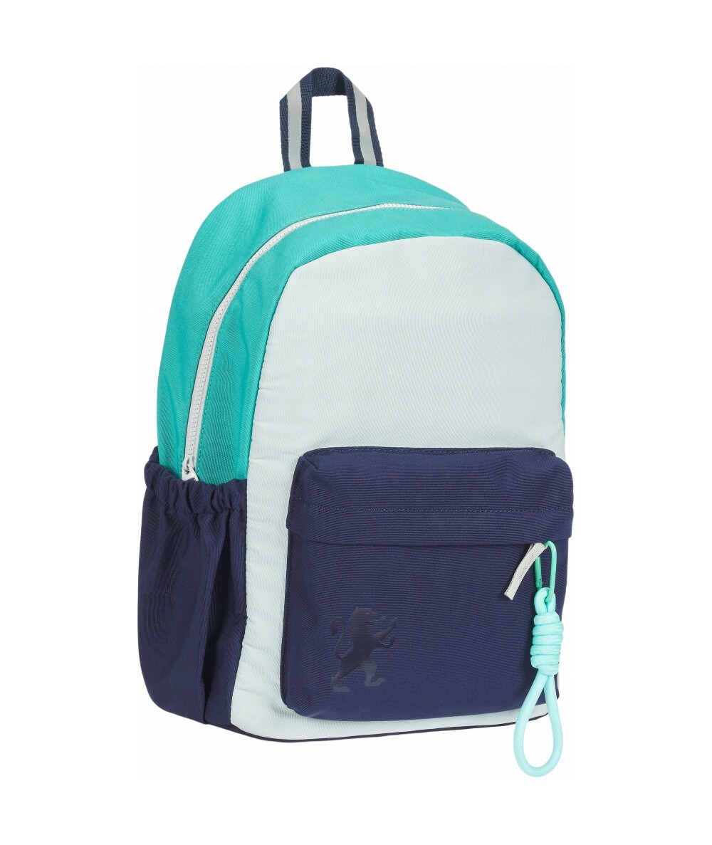 Turkusowy plecak do szkoły średniej FUNKY OXFORD