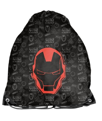Czarny worek z Iron Manem PASO czarny