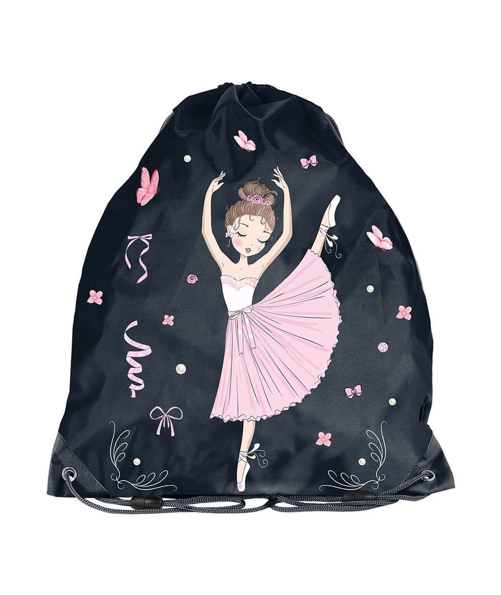 Czarny worek z baletnicą PASO 2025