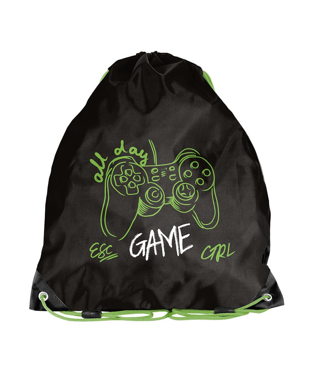 Czarny worek PASO PAD GREEN dla gracza z padem