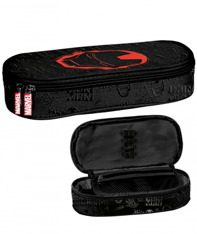 Pi&oacute;rnik IRON MAN czarny dla nastolatka PASO