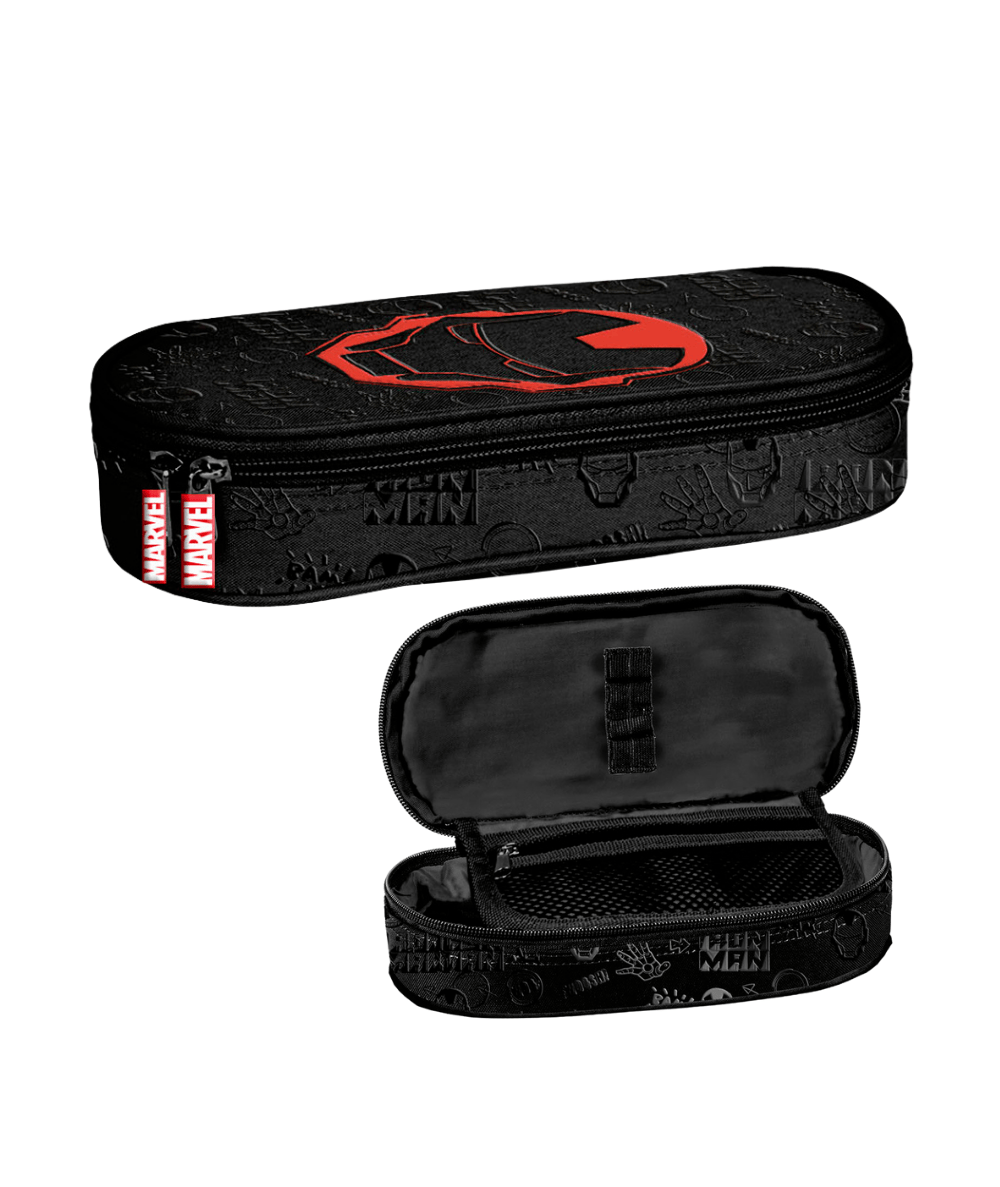 Pi&oacute;rnik IRON MAN czarny dla nastolatka PASO