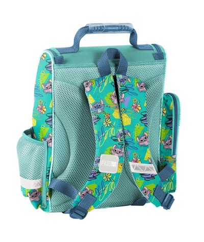 Usztywniony tornister ze stitchem miętowy PASO