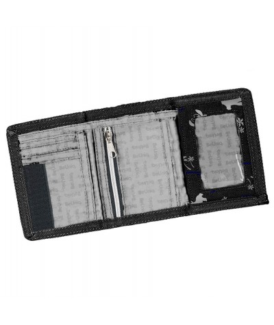 Portfel na rzep z licznymi kieszonkami PASO STITCH