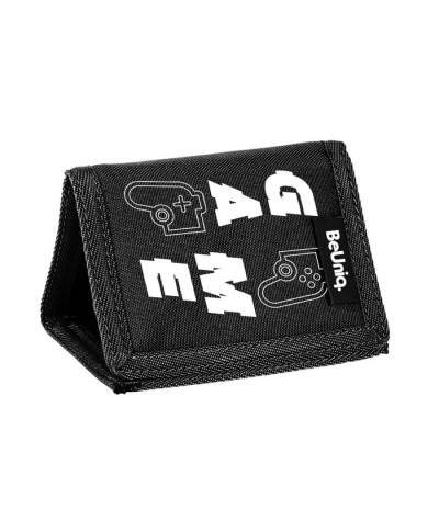 Portfel dla nastolatka z padem GAME czarny PASO