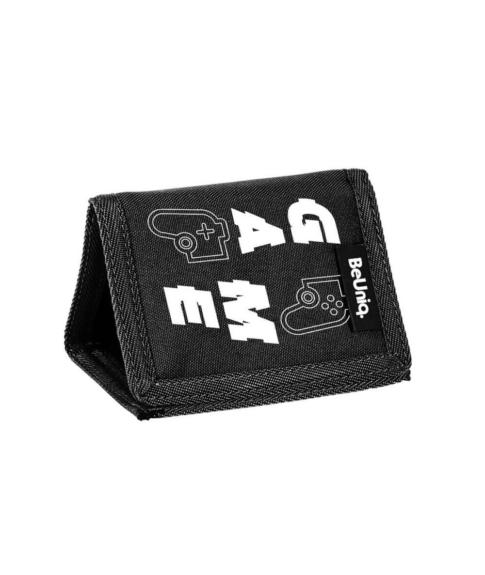 Portfel dla nastolatka z padem GAME czarny PASO